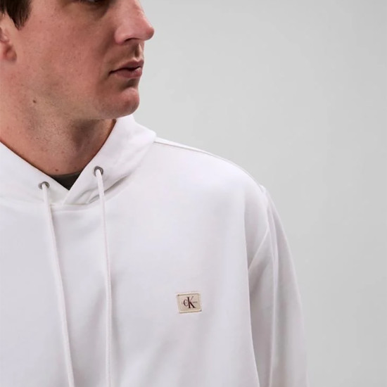 Calvin Klein Ανδρικό φούτερ Cotton Terry Badge Hoodie